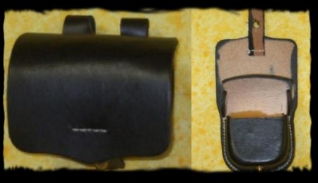 LEATHER CAP POUCH